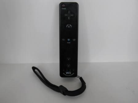 Wii MotionPlus Controller Black RVL-036 w/ Strap - Wii Accessory